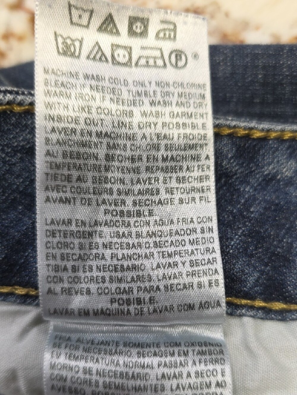 Vintage Y2K Levi’s 542 Lowrise Flare Jeans 💙 in Dark Wash       SZ 18M - Picture 6 of 7